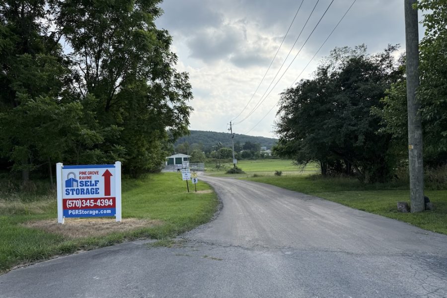 Pine Grove storage entrance