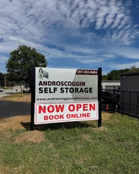 Androscoggin Self Storage Sign