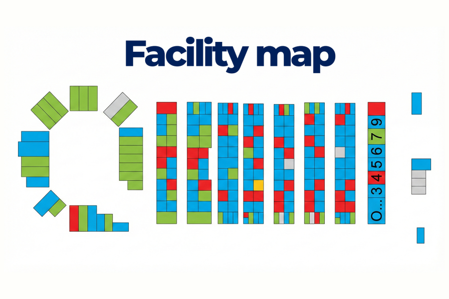 Facility Map The Storage Room