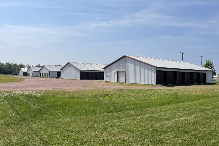 Wide view of storage facility