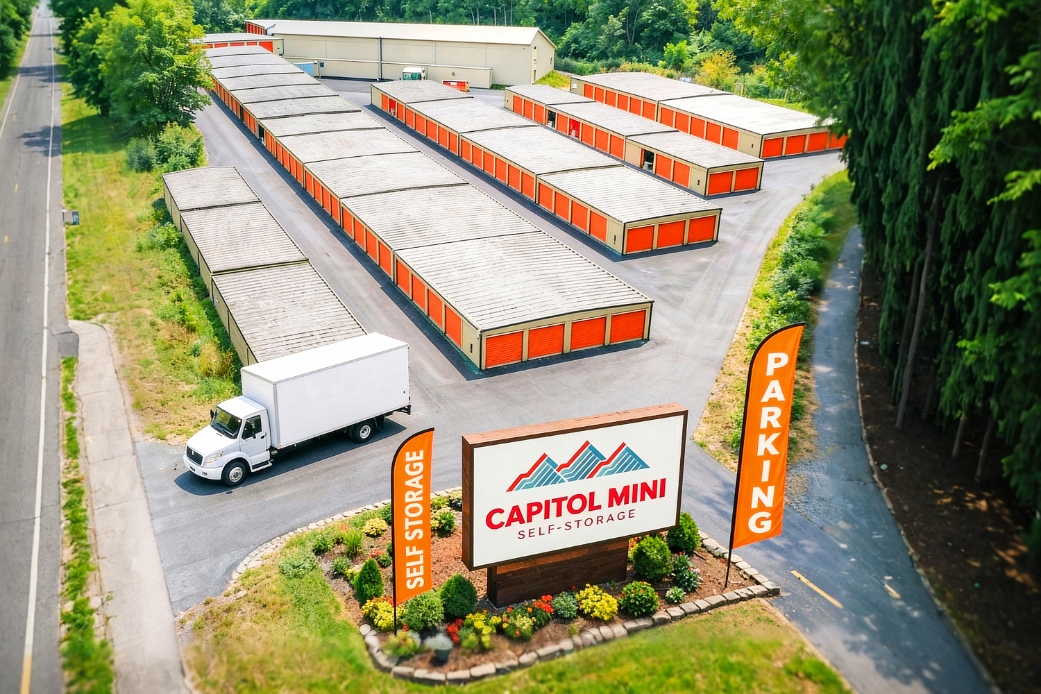 Capitol Mini Storage Drone Shot