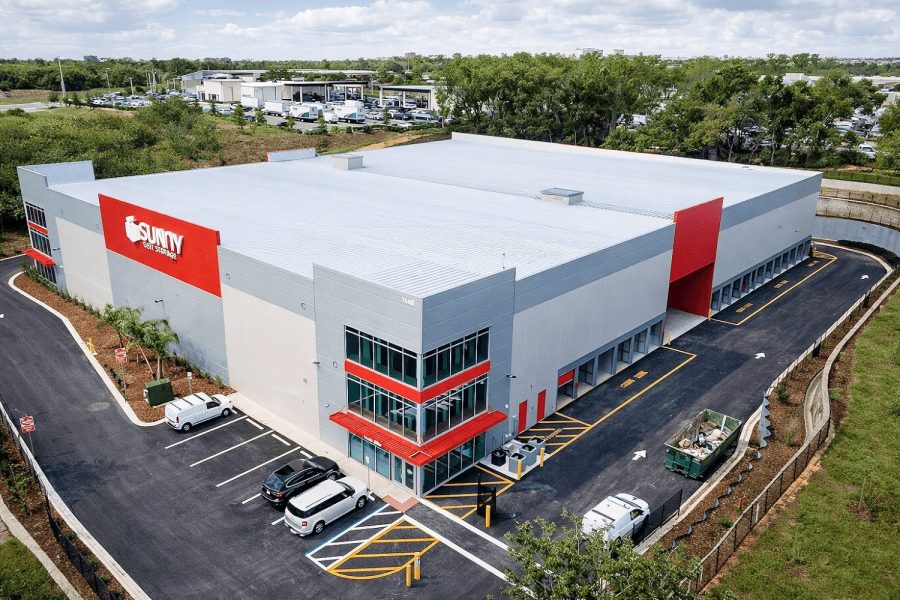 Sunny Self Storage Drone Shot