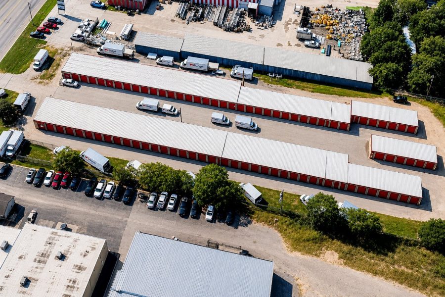 Space Self Storage Mcallen Aerial Shot