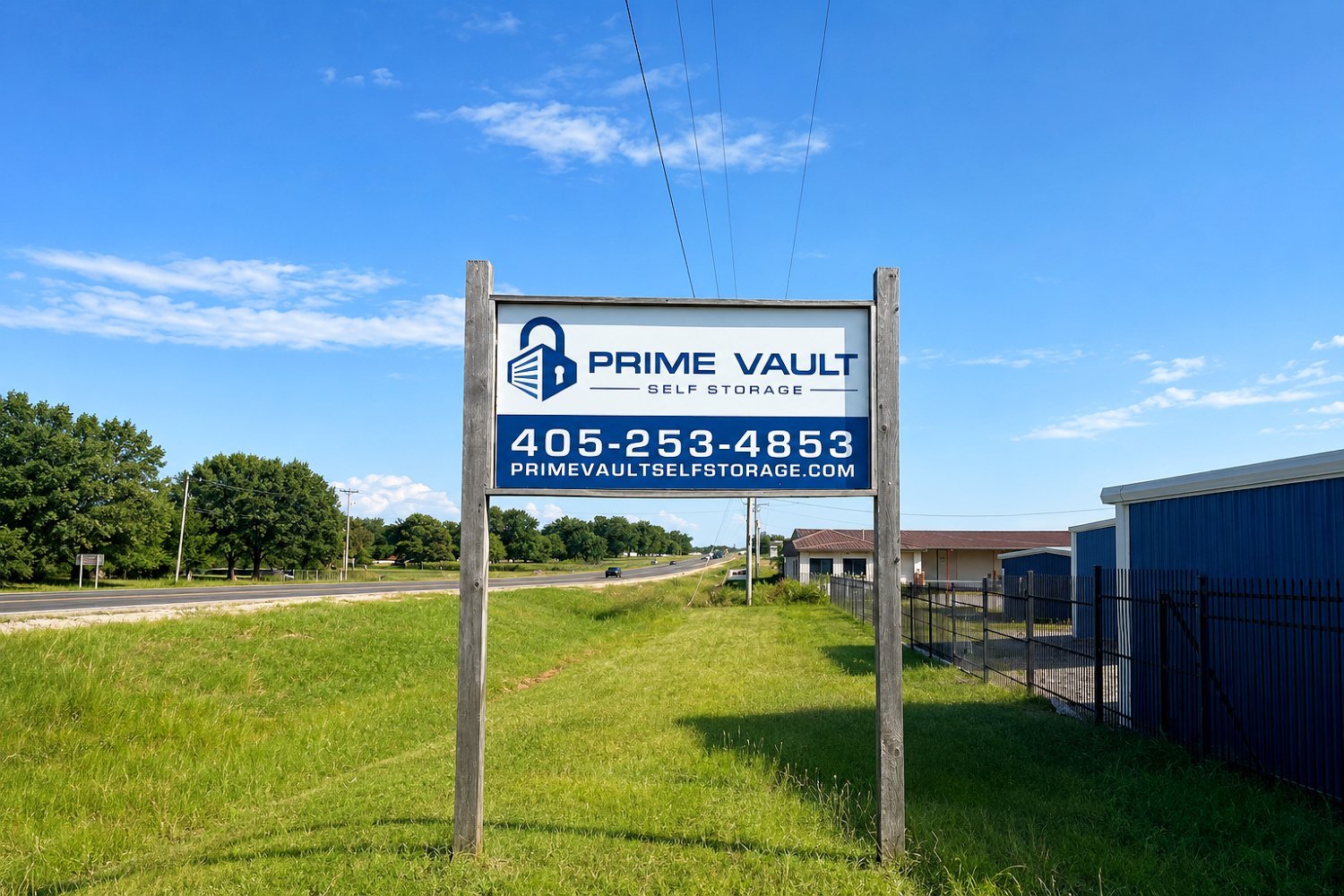 Prime Vault Self Storage Sign