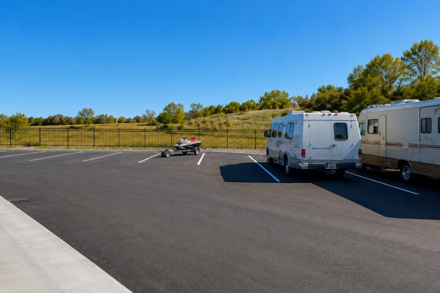 River Town Storage Jet Ski Trailer Parking